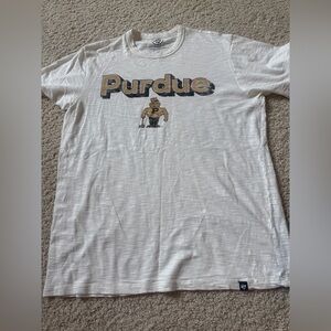 unisex 47 White Purdue University Short Sleeve Tee Medium